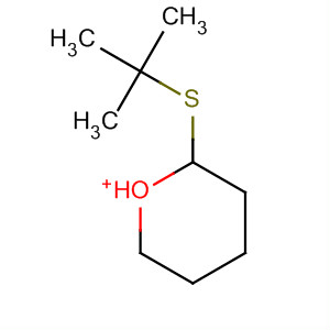 2H-Thiopyranium, 1-(1,1-dimethylethyl)tetrahydro- molecular structure