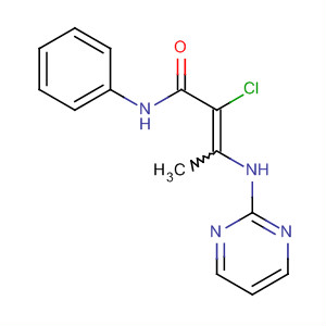 2-Butenamide, 2-chloro-N-phenyl-3-(2-pyrimidinylamino)- molecular structure