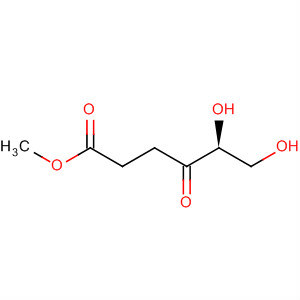 Hexanoic acid, 5,6-dihydroxy-4-oxo-, methyl ester, (S)- molecular structure
