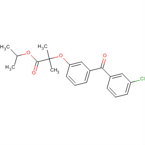 Propanoic acid, 2-[3-(3-chlorobenzoyl)phenoxy]-2-methyl-, 1-methylethylester