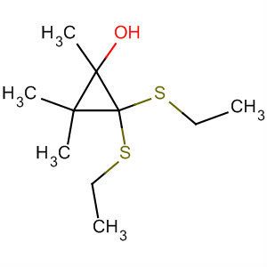 Cyclopropanol, 2,2-bis(ethylthio)-1,3,3-trimethyl-