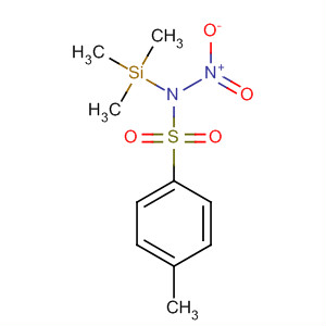 Benzenesulfonamide, 4-methyl-N-nitro-N-(trimethylsilyl)- molecular structure