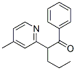 2-(4-methylpyridin-2-yl)-1-phenyl-pentan-1-one molecular structure