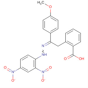 Benzoic acid,2-[2-[(2,4-dinitrophenyl)hydrazono]-2-(4-methoxyphenyl)ethyl]-