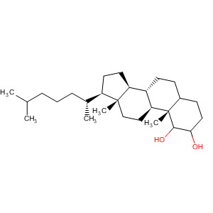 Cholestane-1,2-diol molecular structure