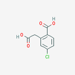2-(carboxymethyl)-4-chlorobenzoic acid