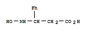 3-(hydroxyamino)-3-phenylpropanoic acid molecular structure