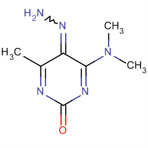 2(1H)-Pyrimidinone, 4-(dimethylamino)-6-methyl-, hydrazone molecular structure