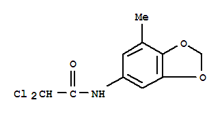 2,2-dichloro-N-(7-methyl-1,3-benzodioxol-5-yl)acetamide