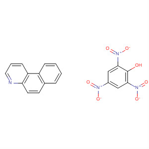 Benzo[f]quinoline, compd. with 2,4,6-trinitrophenol (1:1) molecular structure
