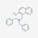 1-[(Dibenzylamino)methyl]-2-naphthol molecular structure