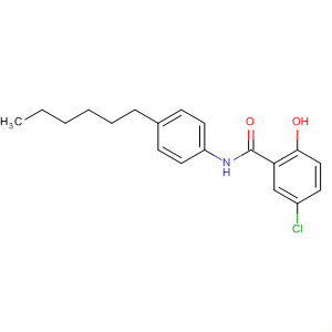 Benzamide, 5-chloro-N-(4-hexylphenyl)-2-hydroxy- molecular structure