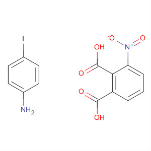 1,2-Benzenedicarboxylic acid, 3-nitro-, compd. with4-iodobenzenamine (1:1) molecular structure