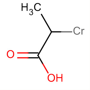 Propanoic acid, chromium salt molecular structure
