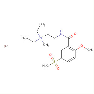 Ethanaminium,N,N-diethyl-2-[[2-methoxy-5-(methylsulfonyl)benzoyl]amino]-N-methyl-,bromide