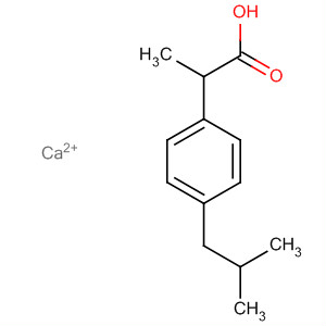 Benzeneacetic acid, a-methyl-4-(2-methylpropyl)-, calcium salt molecular structure