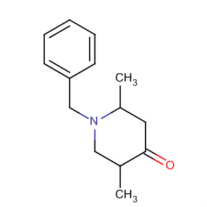 4-Piperidinone, 2,5-dimethyl-1-(phenylmethyl)- molecular structure