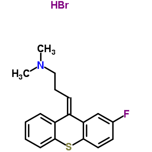 (3E)-3-(2-fluoro-9H-thioxanthen-9-ylidene)-N,N-dimethylpropan-1-amine hydrobromide