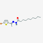 N'-[1-(5-bromothiophen-2-yl)ethylidene]decanehydrazide