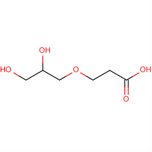 Propanoic acid, 3-(2,3-dihydroxypropoxy)- molecular structure