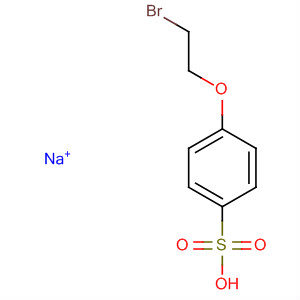 Benzenesulfonic acid, 4-(2-bromoethoxy)-, sodium salt molecular structure