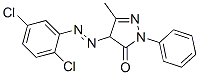 4-[(2,5-dichlorophenyl)azo]-2,4-dihydro-5-methyl-2-phenyl-3H-pyrazol-3-one molecular structure