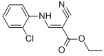 ETHYL 3-(2-CHLOROANILINO)-2-CYANOACRYLATE molecular structure