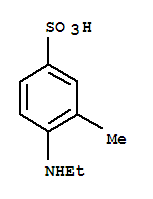 4-(Ethylamino)-3-methylbenzenesulfonic acid molecular structure