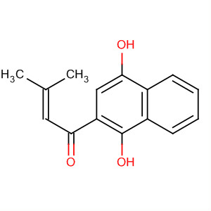 2-Buten-1-one, 1-(1,4-dihydroxy-2-naphthalenyl)-3-methyl-
