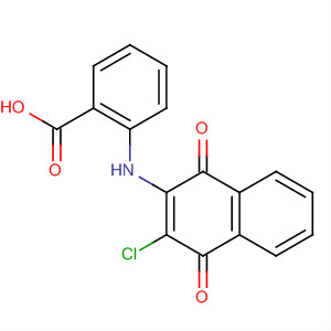 Benzoic acid,2-[(3-chloro-1,4-dihydro-1,4-dioxo-2-naphthalenyl)amino]-