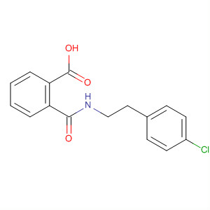 Benzoic acid, 2-[[[2-(4-chlorophenyl)ethyl]amino]carbonyl]- molecular structure