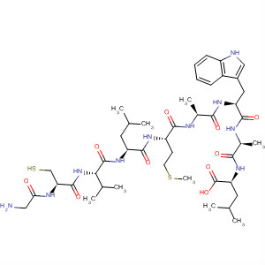 L-Leucine,glycyl-L-cysteinyl-L-valyl-L-leucyl-L-methionyl-L-alanyl-L-tryptophyl-L-alanyl-