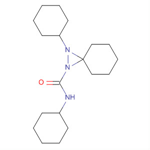 1,2-Diazaspiro[2.5]octane-1-carboxamide, N,2-dicyclohexyl- molecular structure