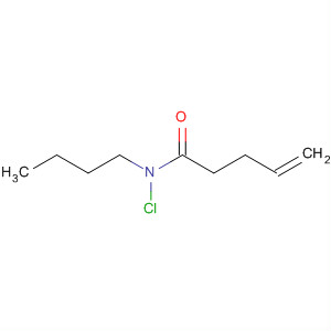 4-Pentenamide, N-butyl-N-chloro- molecular structure