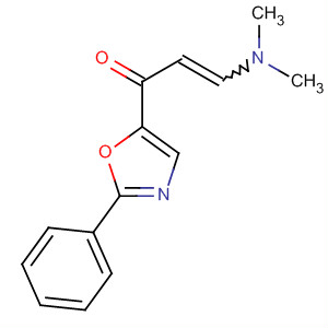2-Propen-1-one, 3-(dimethylamino)-1-(2-phenyl-5-oxazolyl)- molecular structure