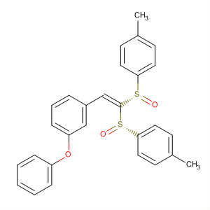 Benzene, 1-[2,2-bis[(S)-(4-methylphenyl)sulfinyl]ethenyl]-3-phenoxy-
