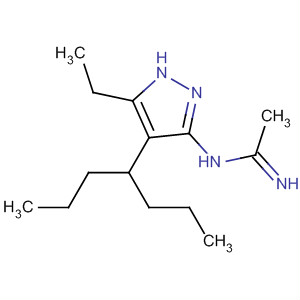 Ethanimidamide, N-[5-ethyl-4-(1-propylbutyl)-1H-pyrazol-3-yl]-