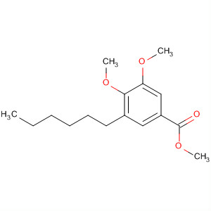 Benzoic acid, 3-hexyl-4,5-dimethoxy-, methyl ester