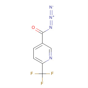 3-Pyridinecarbonyl azide, 6-(trifluoromethyl)- molecular structure