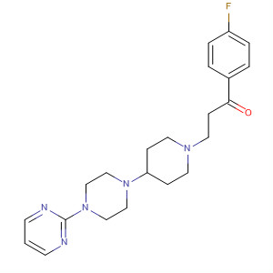 1-Propanone,1-(4-fluorophenyl)-3-[4-[4-(2-pyrimidinyl)-1-piperazinyl]-1-piperidinyl]-