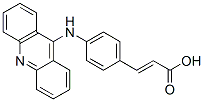 3-[p-(9-Acridinylamino)phenyl]propenoic acid