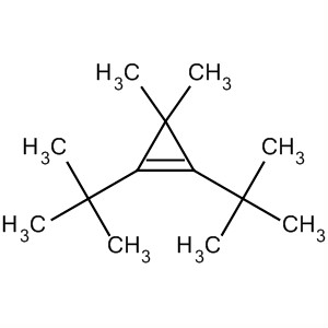 Cyclopropene, 1,2-bis(1,1-dimethylethyl)-3,3-dimethyl- molecular structure