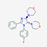 4,4'-[(4R,5R)-1-(4-fluorophenyl)-2-phenyl-4,5-dihydro-1H-imidazole-4,5-diyl]dimorpholine