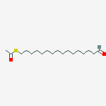 Ethanethioic acid, S-(16-oxohexadecyl) ester molecular structure