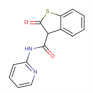 Benzo[b]thiophene-3-carboxamide, 2,3-dihydro-2-oxo-N-2-pyridinyl- molecular structure