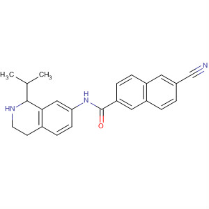 2-Naphthalenecarboxamide,6-cyano-N-[1,2,3,4-tetrahydro-1-(1-methylethyl)-7-isoquinolinyl]-
