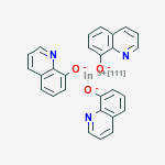Indium In-111 Oxyquinoline molecular structure