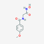 N-[2-(hydroxyamino)-2-oxoethyl]-4-methoxybenzamide molecular structure
