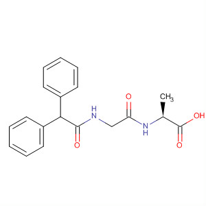 L-Alanine, N-[N-(diphenylacetyl)glycyl]- molecular structure
