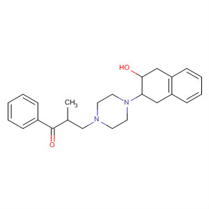 1-Propanone,2-methyl-1-phenyl-3-[4-(1,2,3,4-tetrahydro-3-hydroxy-2-naphthalenyl)-1-piperazinyl]-